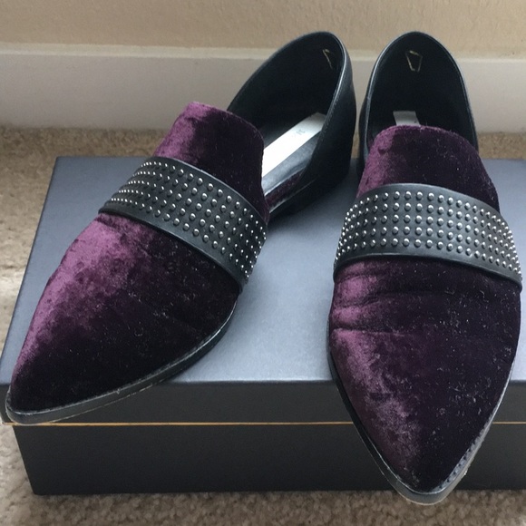 Matt Bernson sterling stud burgundy velvet - Picture 4 of 7